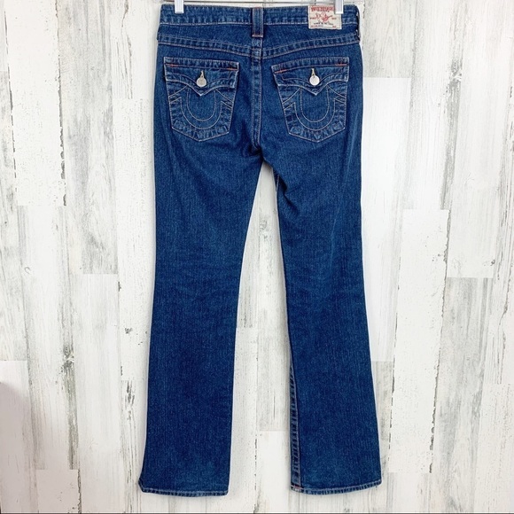 True Religion Varsity Letterman Bootcut Jeans - Picture 7 of 10